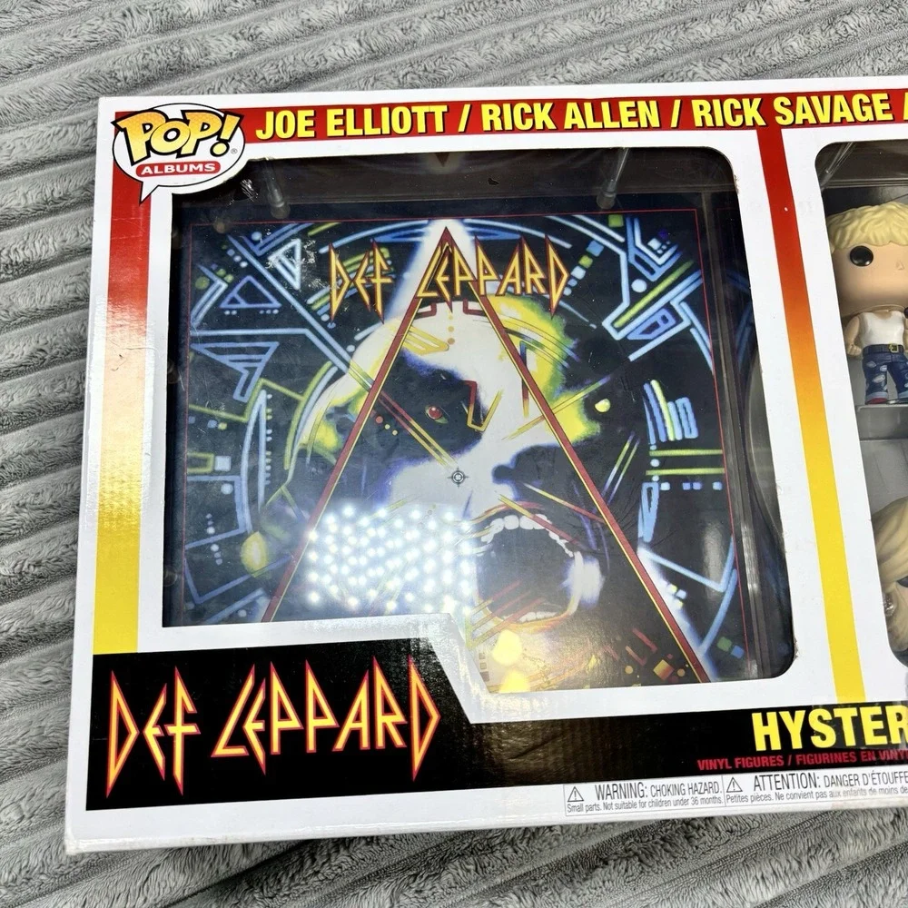 New Funko Pop! 2022 Def Leppard Hysteria Album Deluxe Vinyl 5 Figures Limited Ed